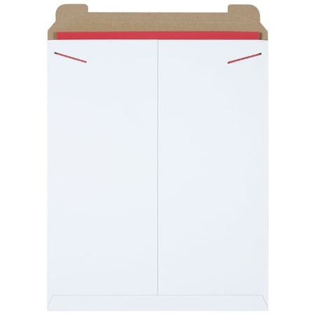 Bsc Preferred 17 x 21'' White Stayflats Mailers, 100PK BUY00018842
